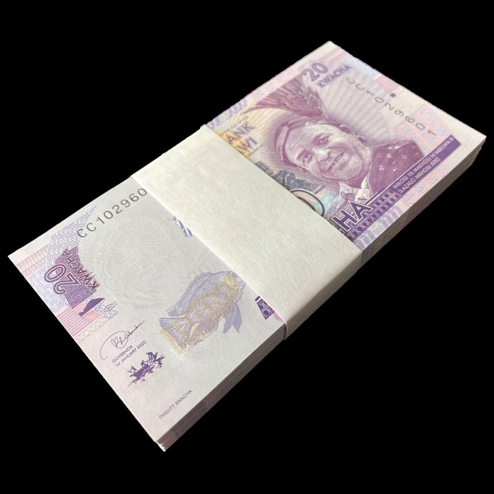 Malawi - 20 Kwacha 2020 - Pick- 63f / B157f - Bundle 100 PCS