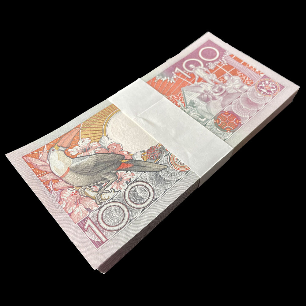 Suriname - 100 Gulden 1988 - Pick- 133b / B519b - Bundle 100 PCS