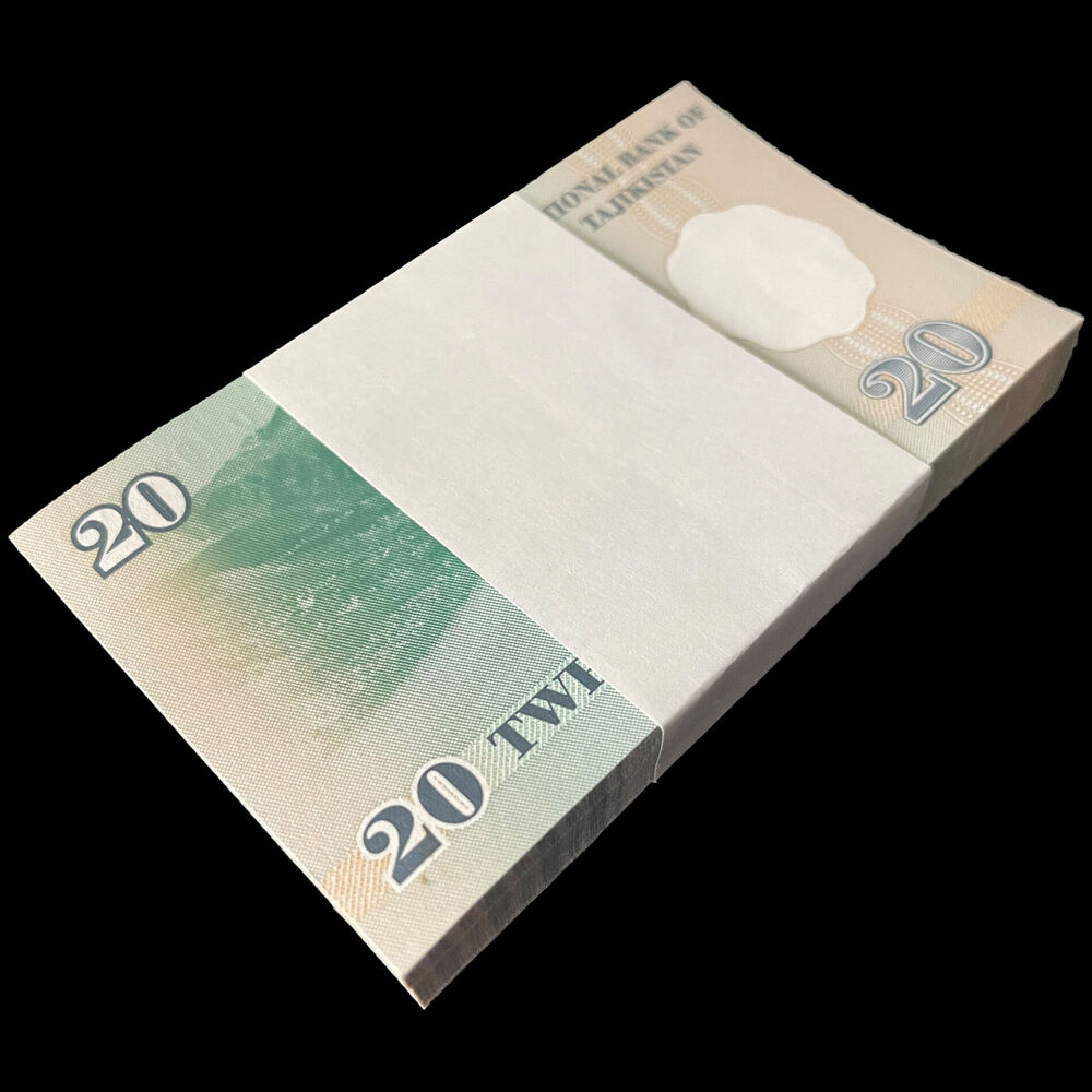 Tajikistan - 20 Diram 1999 - Pick- 12 - Bundle 100 PCS