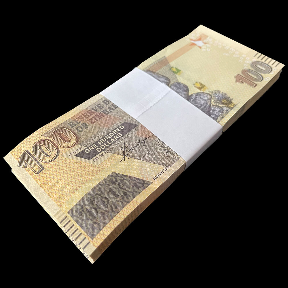 Zimbabwe - 100 Dollars 2023 - Pick- NEW / B197b - Bundle 100 PCS