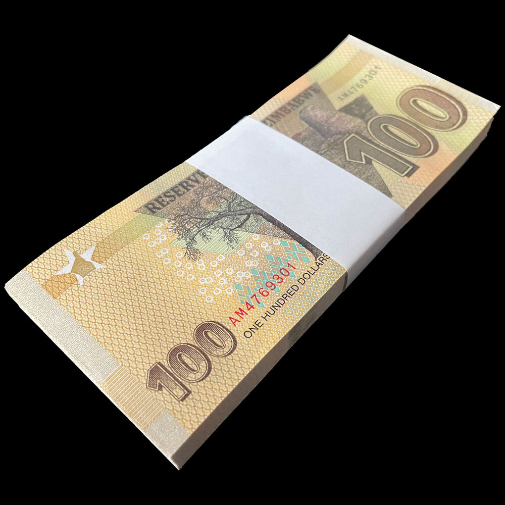 Zimbabwe - 100 Dollars 2023 - Pick- NEW / B197b - Bundle 100 PCS