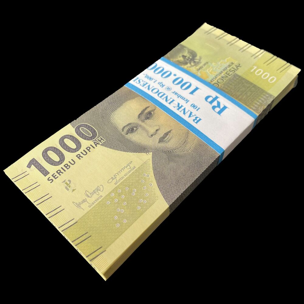Indonesia - 1000 Rupiah 2021 - Pick- 154f / B609f - Bundle 100 PCS