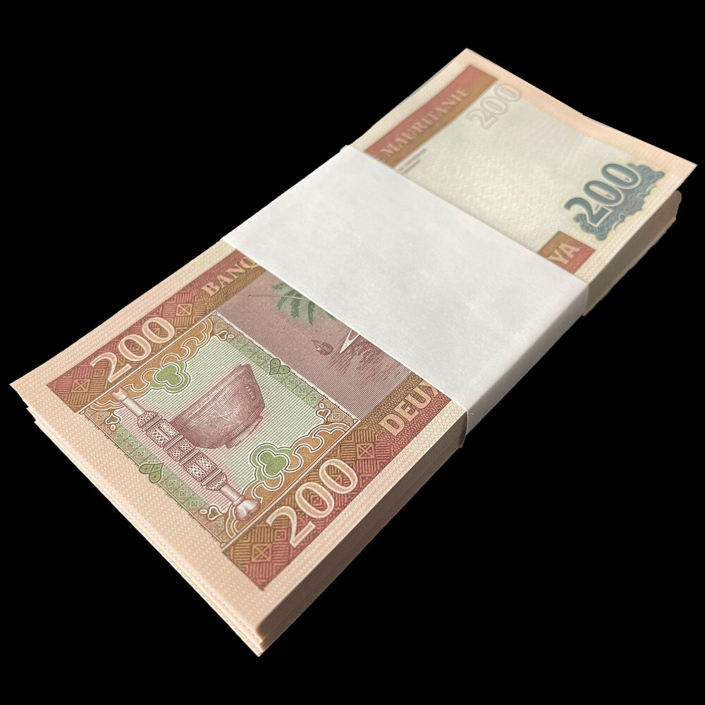 Mauritania - 200 Ouguiya 2013 - Pick- 17 - Bundle 100 PCS