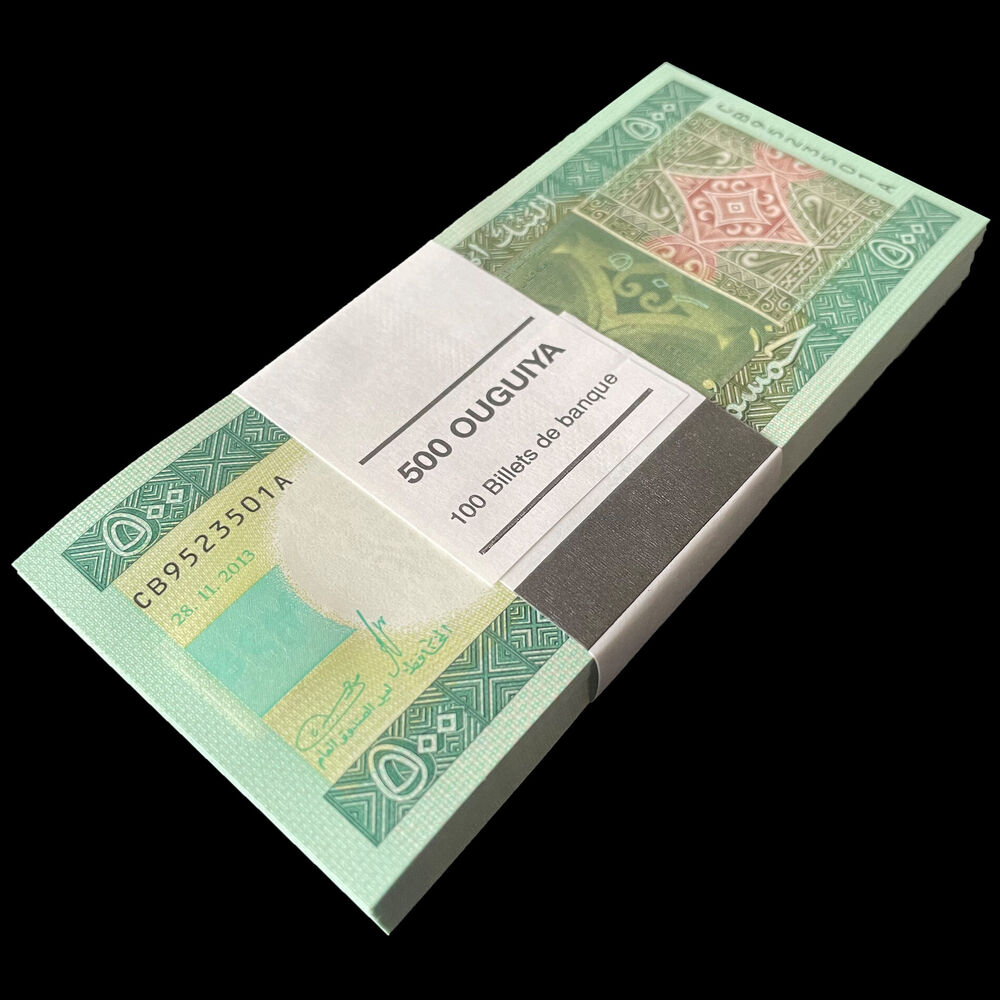 Mauritania - 500 Ouguiya 2013 - Pick- 18 - Bundle 100 PCS