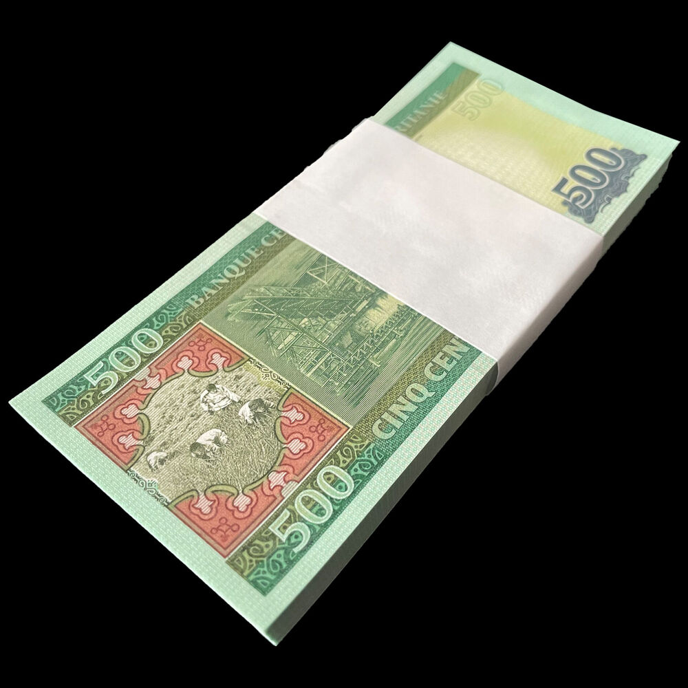 Mauritania - 500 Ouguiya 2013 - Pick- 18 - Bundle 100 PCS
