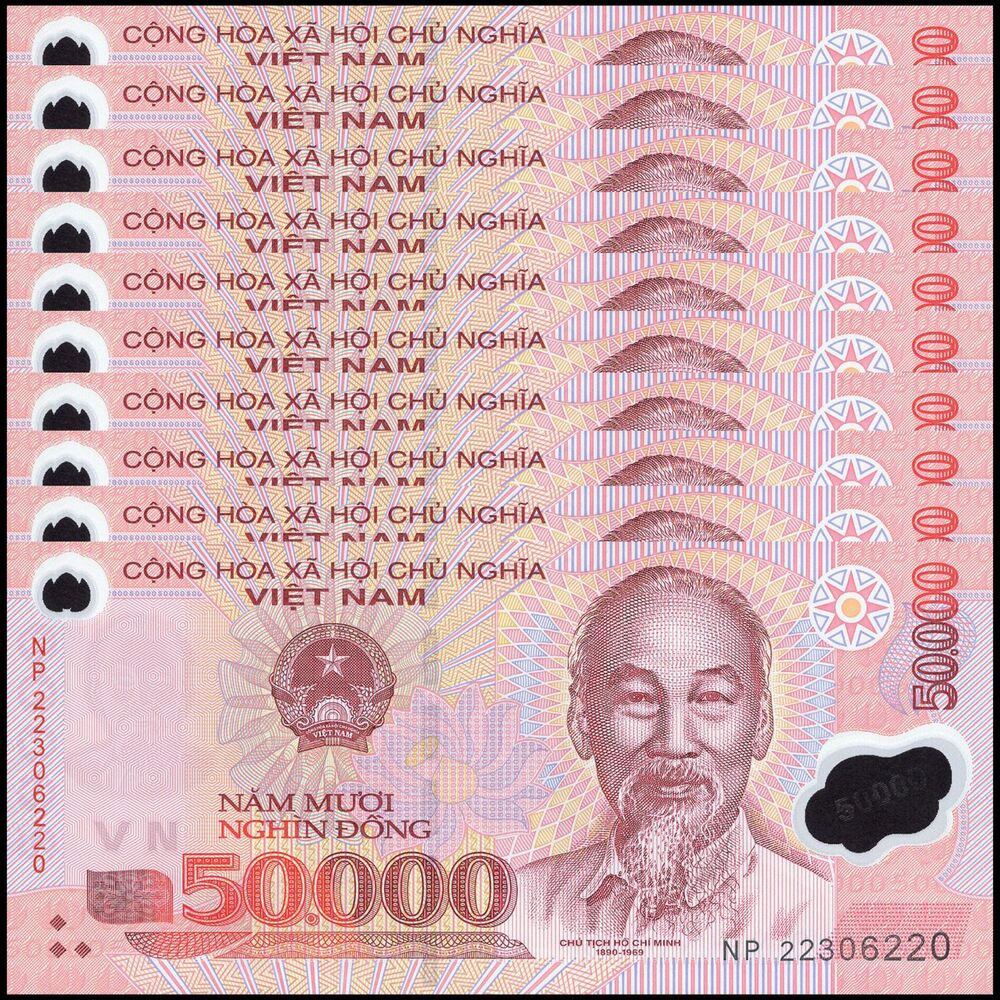 Vietnam - 50.000 Dong 2022 - Pick- 121 / B345n - Set 10 PCS
