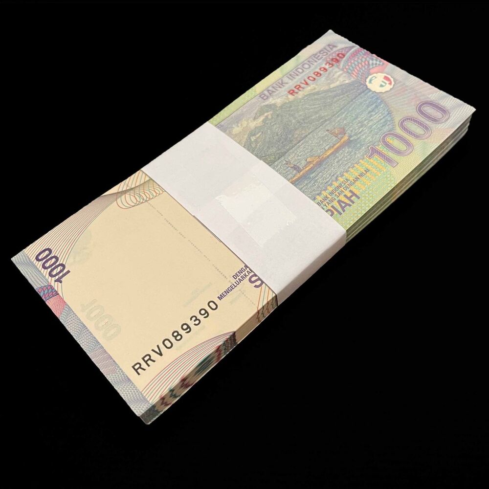 Indonesia - 1000 Rupiah 2009 - Pick- 141j - Bundle 100 PCS