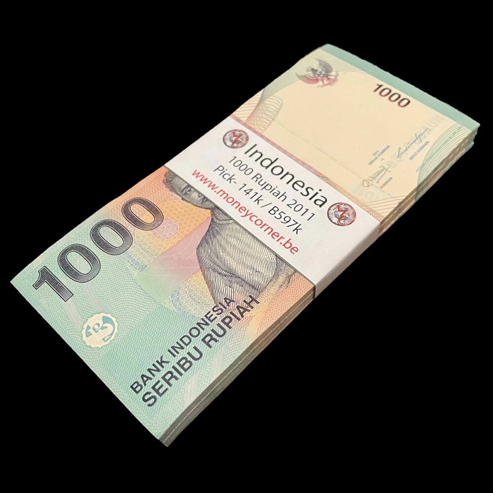Indonesia - 1000 Rupiah 2011 - Pick- 141k - Bundle 100 PCS