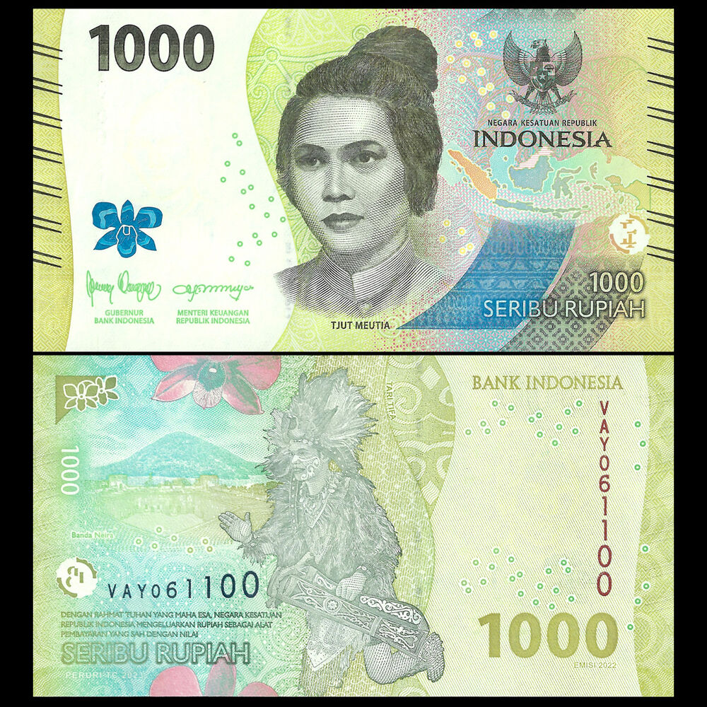 Indonesia - 1000 Rupiah 2023 - Pick- NEW / B617b - Bundle 100 PCS