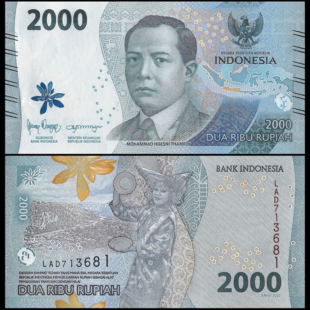 Indonesia - 2000 Rupiah 2022 - Pick- NEW / B618 - Set 10 PCS