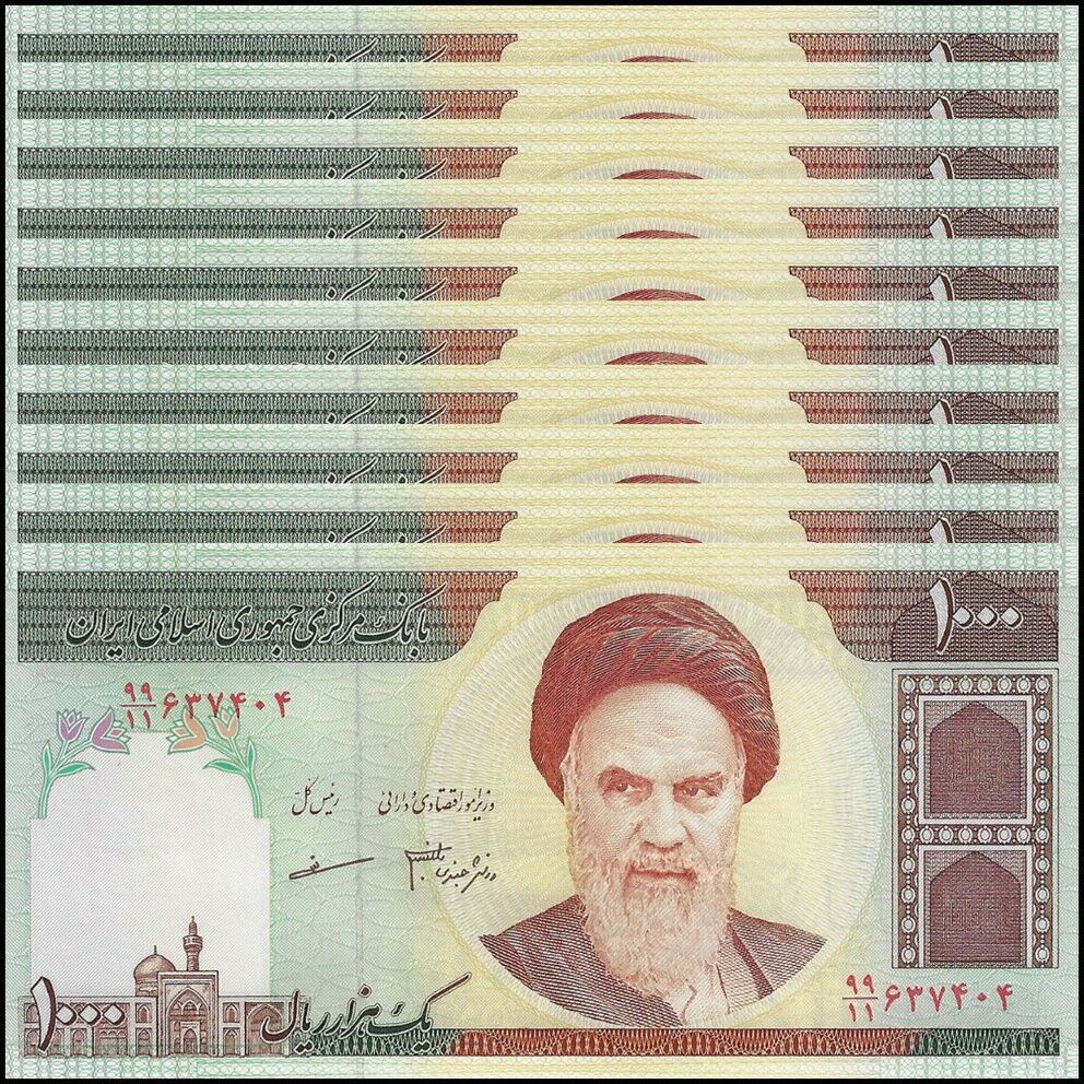 Iran - 1000 Rials 2010 - Pick- 143f / B278f - Set 10 PCS