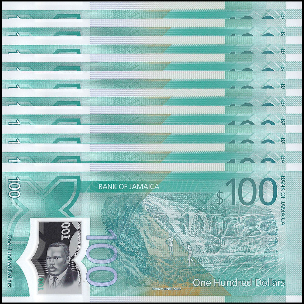 Jamaica - 100 Dollars 2022 - Pick- NEW / B252 - Set 10 PCS