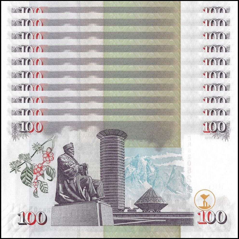 Kenya - 50 Shillings 2010 - Pick- 47e / B138h - Set 10 PCS