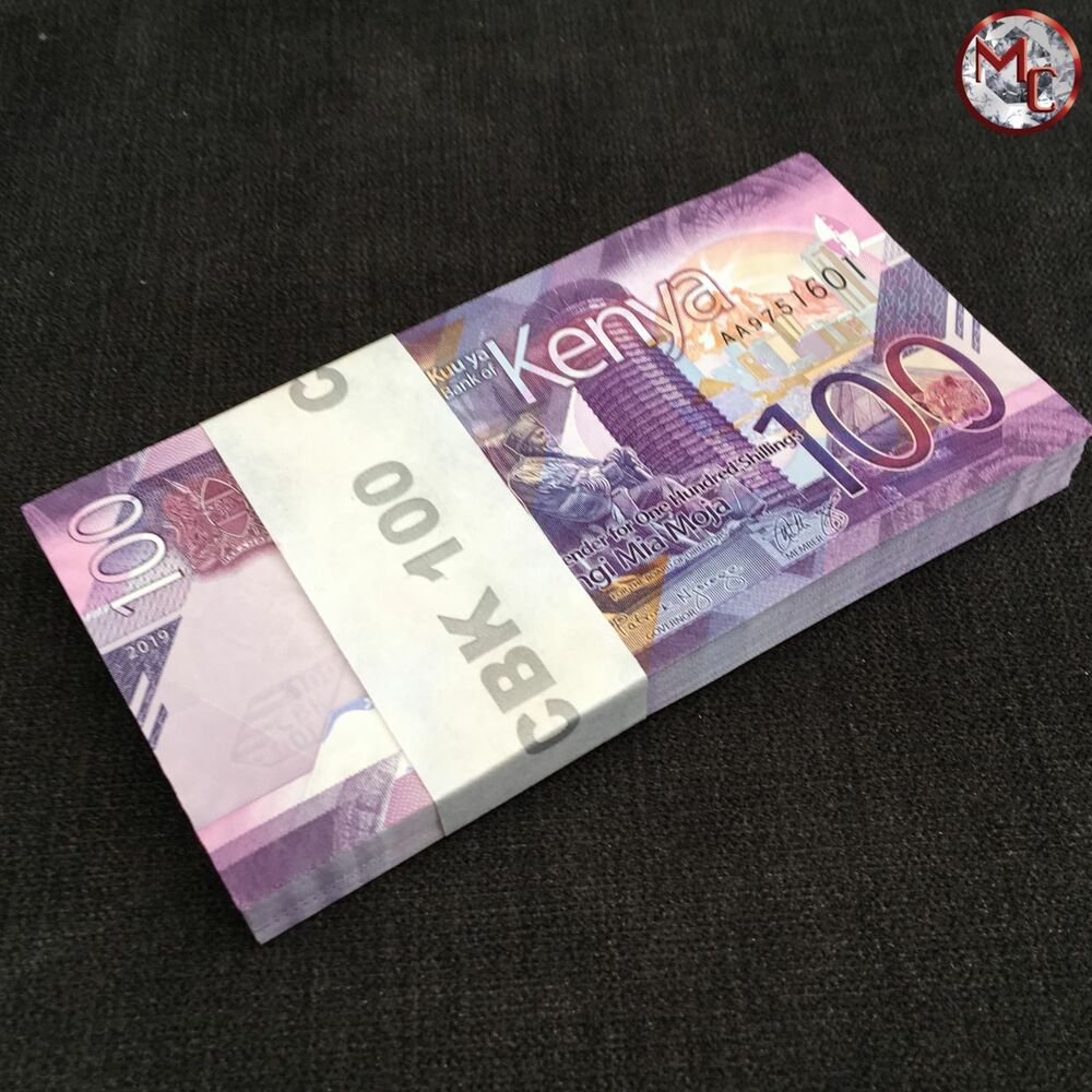 Kenya - 100 Shillings 2019 - Pick- 53 / B145 - Bundle 100 PCS