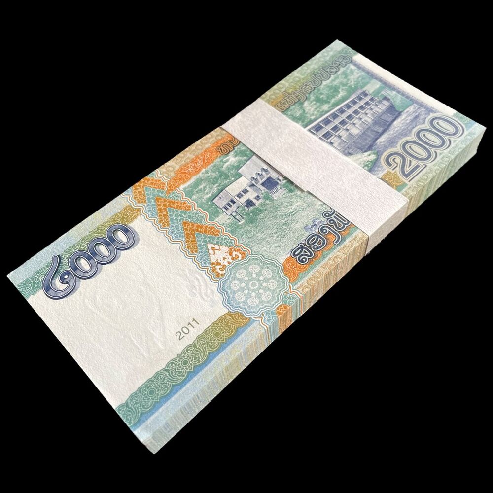 Laos - 2000 Kip 2011 - Pick- 41 / B517 - Bundle 100 PCS