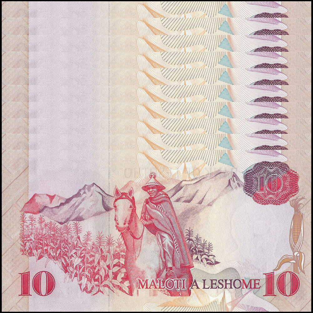 Lesotho - 10 Maloti 1990 - Pick- 11 - Set 10 PCS
