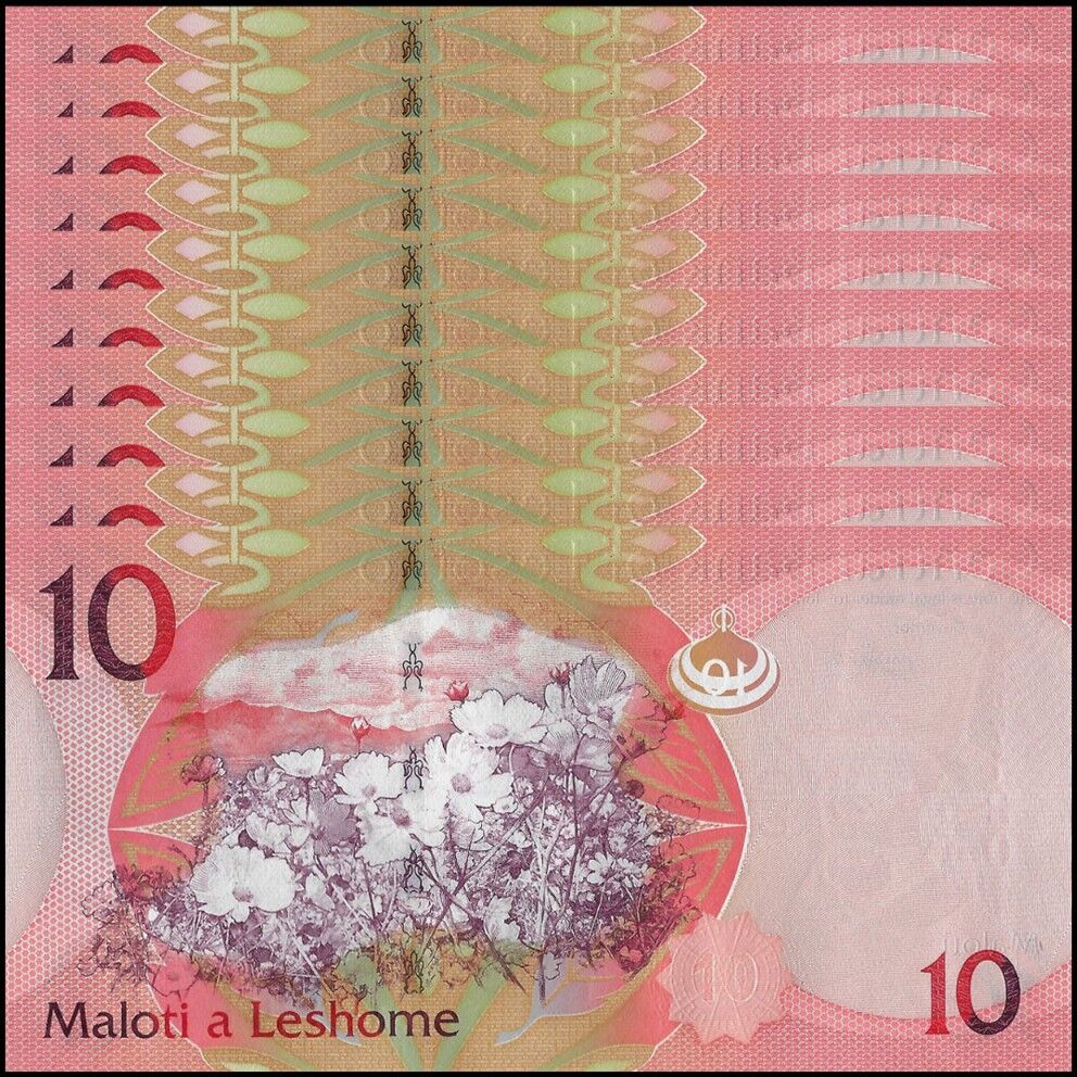 Lesotho - 10 Maloti 2013 - Pick- 21b / B222 - Set 10 PCS