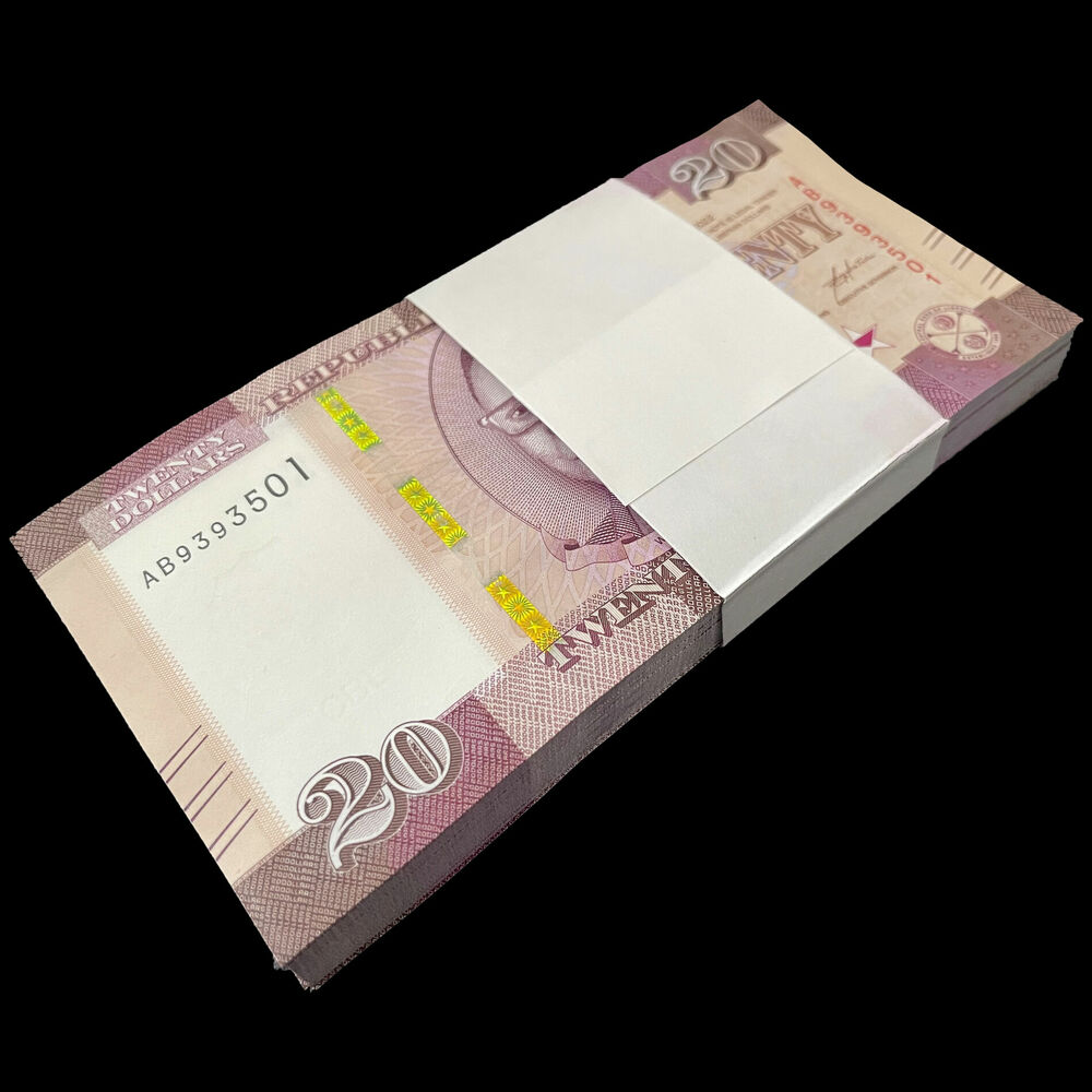 Liberia - 20 Dollars 2022 - Pick- NEW / B317 - Bundle 100 PCS