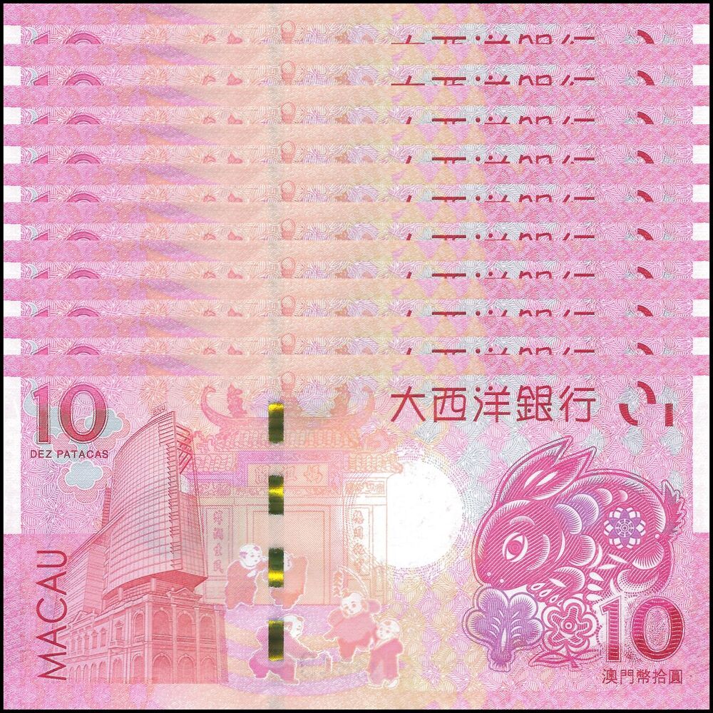 Macau - 10 Patacas 2023 - Pick- NEW / B085 - COMMEMORATIVE - Set 10 PCS