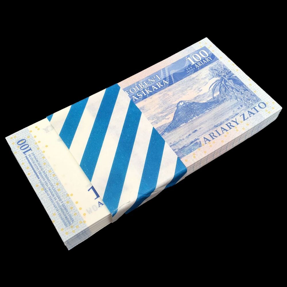Madagascar - 100 Ariary 2004 - Pick 86 - Bundle 100 PCS