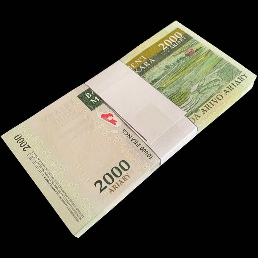 Madagascar - 2000 Ariary 2007 - Pick- 93 - COMMEMORATIVE - Bundle 100 PCS