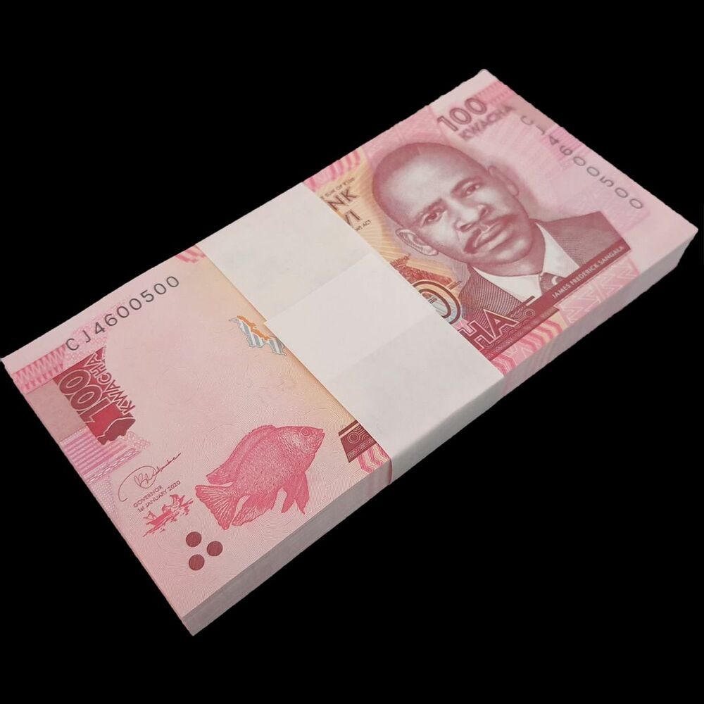 Malawi -  100 Kwacha 2020 - Pick # 65e - Bundle 100 PCS