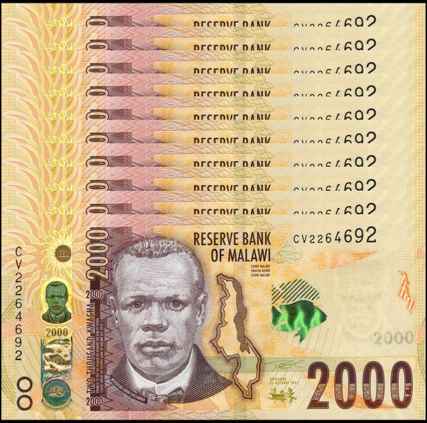 Malawi - 2000 Kwacha 2021 - Pick- NEW / B164 - Set 10 PCS