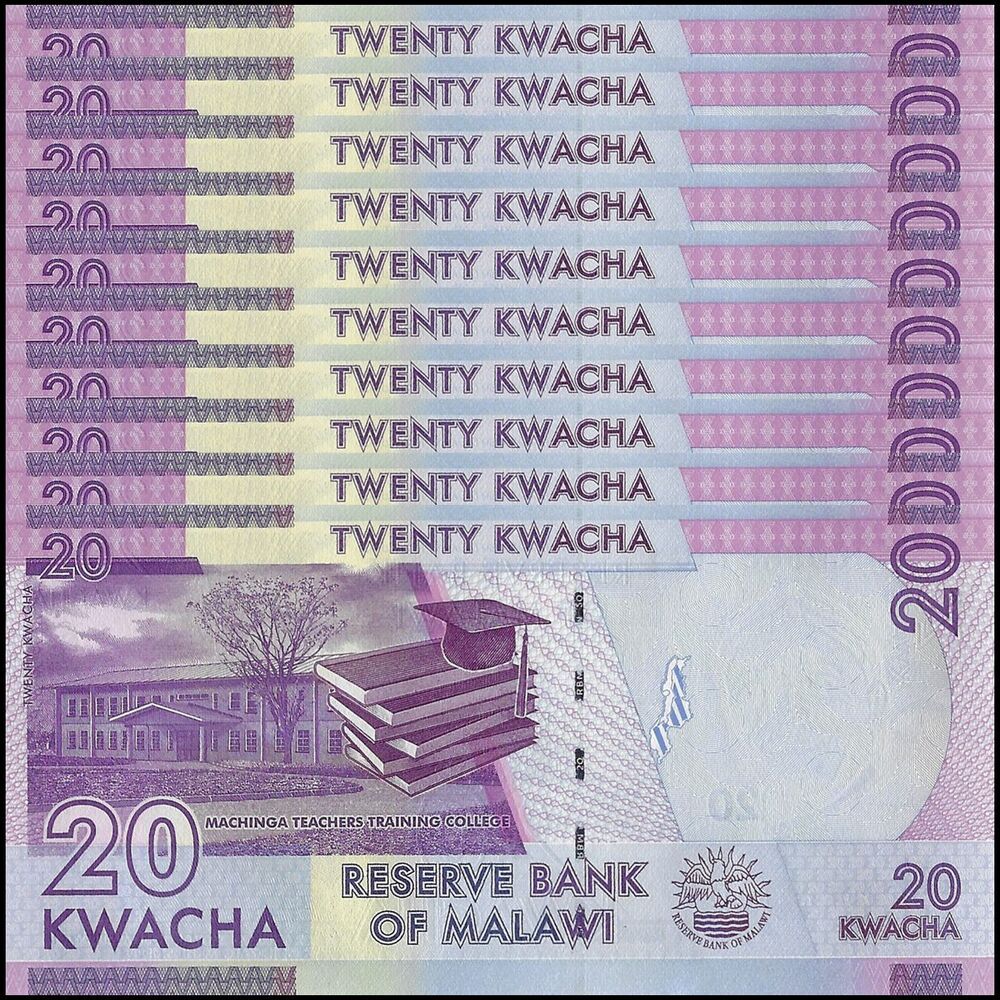 Malawi - 20 Kwacha 2020 - Pick- 63f / B157f - Set 10 PCS