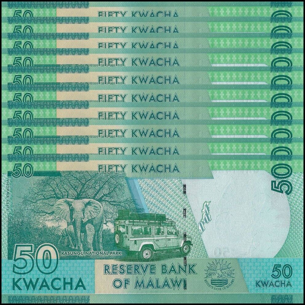 Malawi - 50 Kwacha 2020 - Pick- 64g / B158g - Set 10 PCS