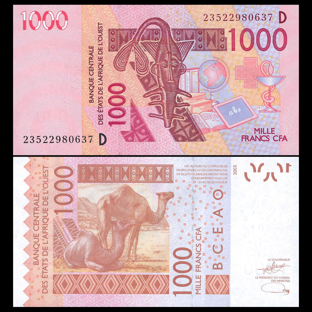 West African States - Mali - 1000 Francs 2023 - Pick- 415D / B121Dw - Set 10 PCS