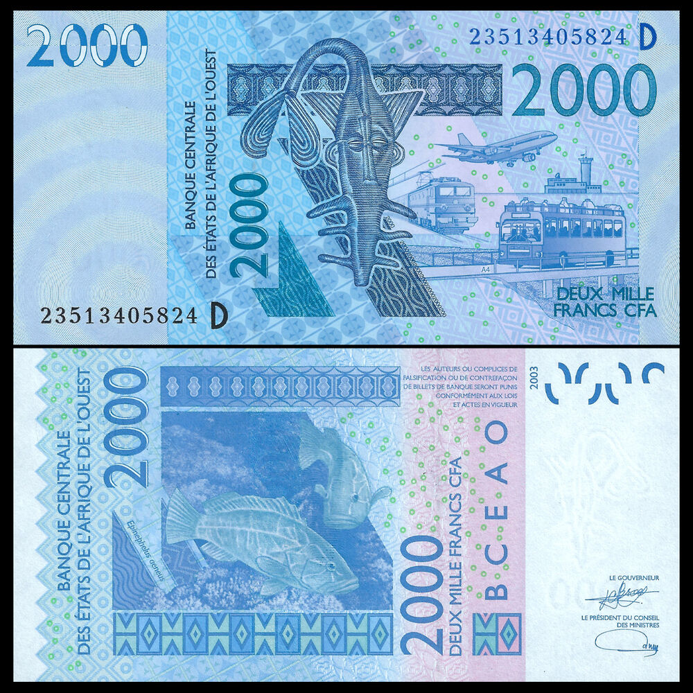 West African States - Mali - 2000 Francs 2023 - Pick- 416D / B122Dw - Set 10 PCS