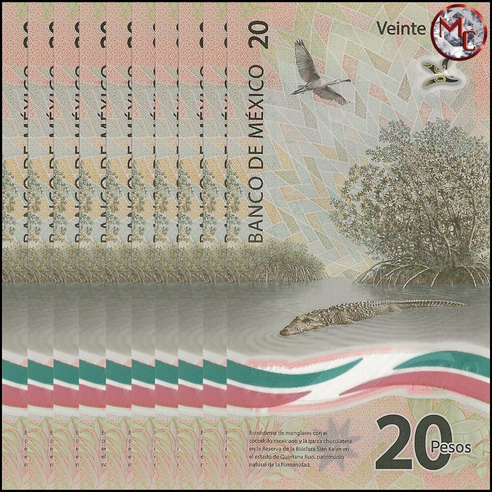 Mexico - 20 Pesos 2021 - Pick- NEW / B726 - COMMEMORATIVE - Set 10 PCS