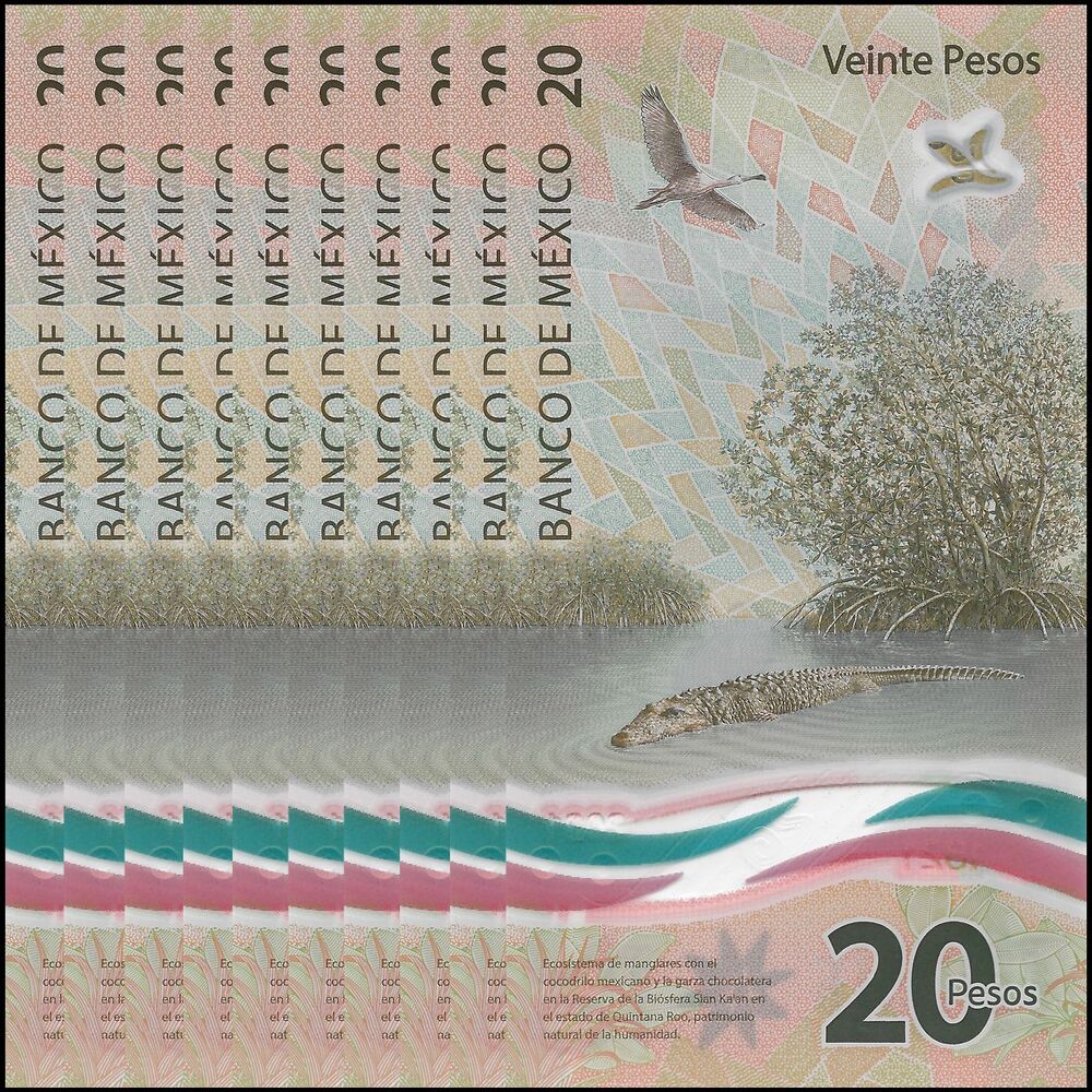 Mexico - 20 Pesos 2022 - Pick- NEW / B726g - COMMEMORATIVE - Set 10 PCS