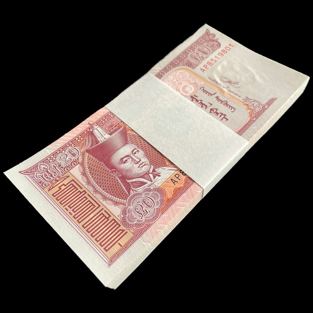 Mongolia - 20 Tugrik 2020 - Pick- NEW / B440a - Bundle 100 PCS