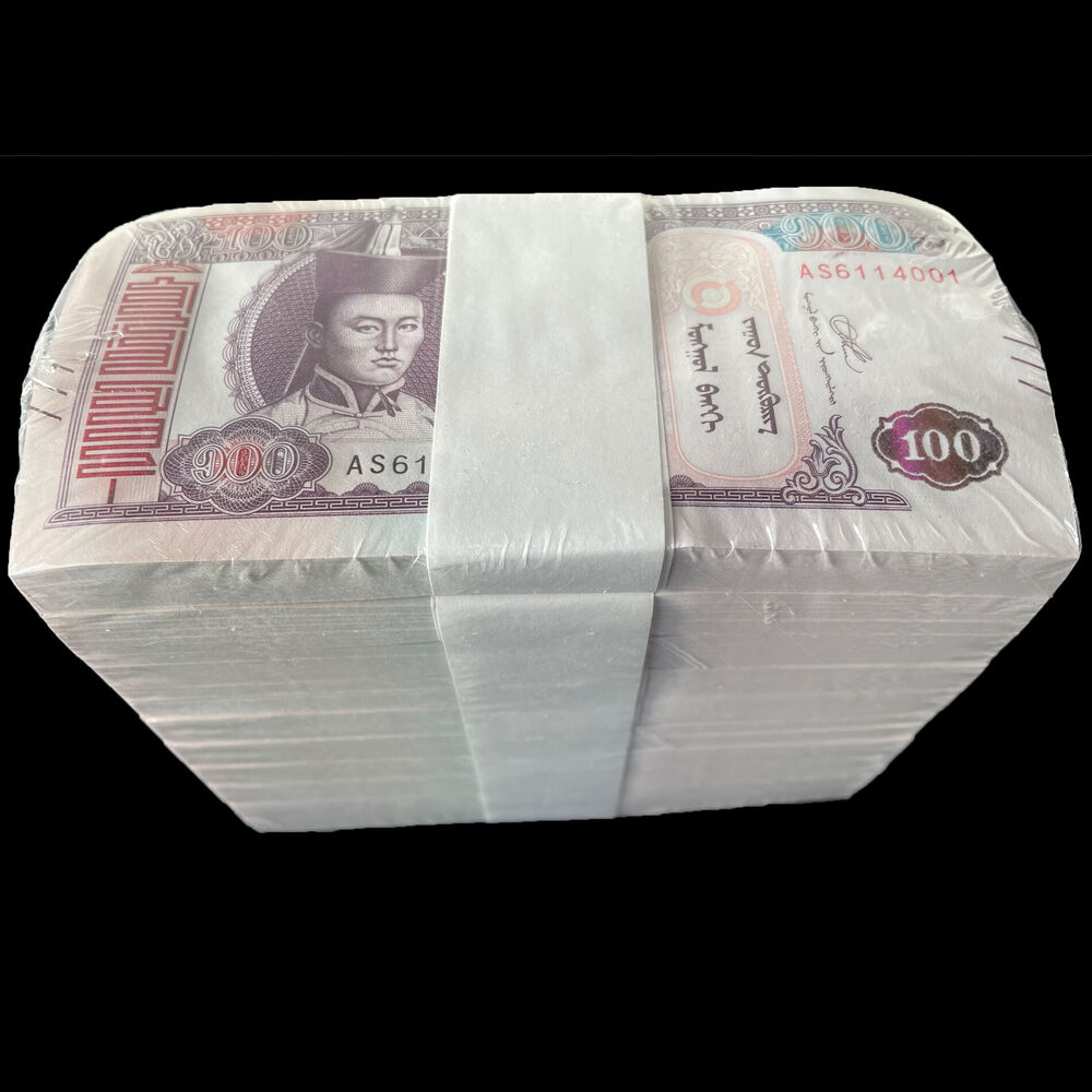 Mongolia - 100 Tugrik 2020 - Pick- NEW / B442a - Brick 1000 PCS