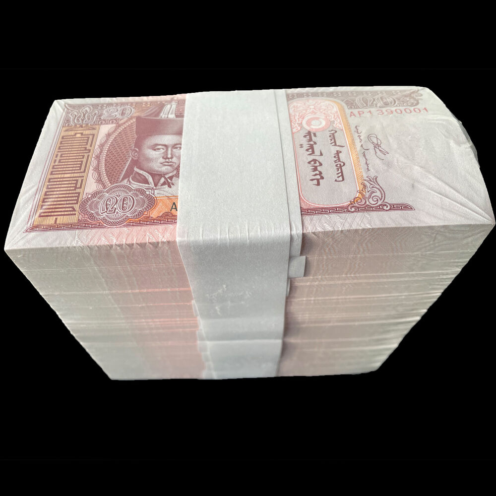 Mongolia - 20 Tugrik 2020 - Pick- NEW / B440a - Brick 1000 PCS