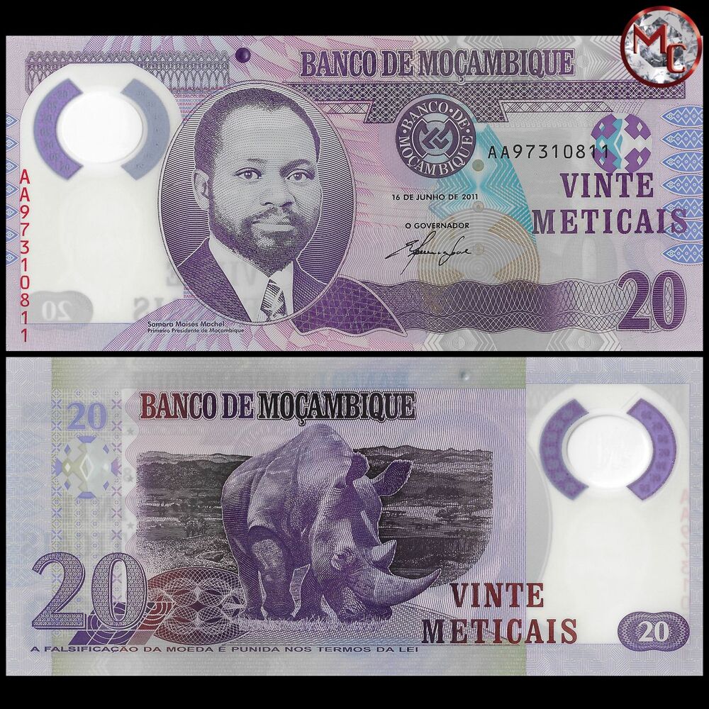Mozambique - 20 Meticais 2011 - Pick- 149a / B234a - Set 10 PCS - 