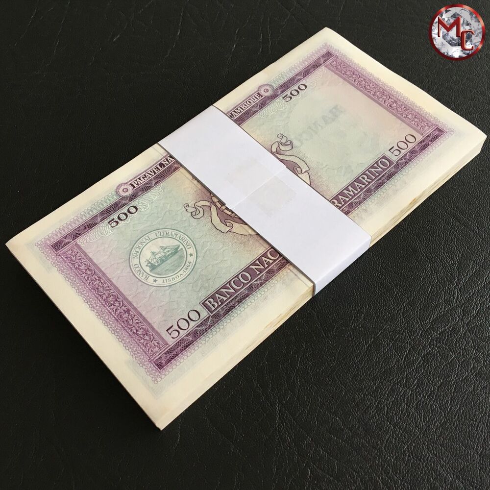 Mozambique - 500 Escudos 1967 - Pick- 118 / B203 - Bundle 100 PCS