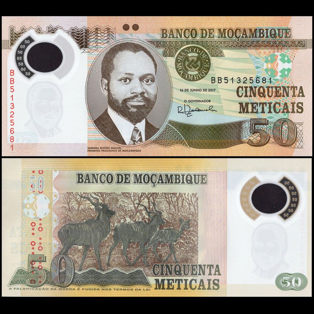 Mozambique - 50 Meticais 2017 - Pick- 150b / B235b - Set 10 PCS