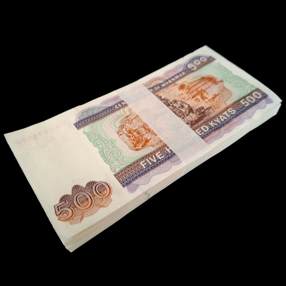 Myanmar -  500 Kyats 2004 - Pick # 79 - Bundle 100 PCS