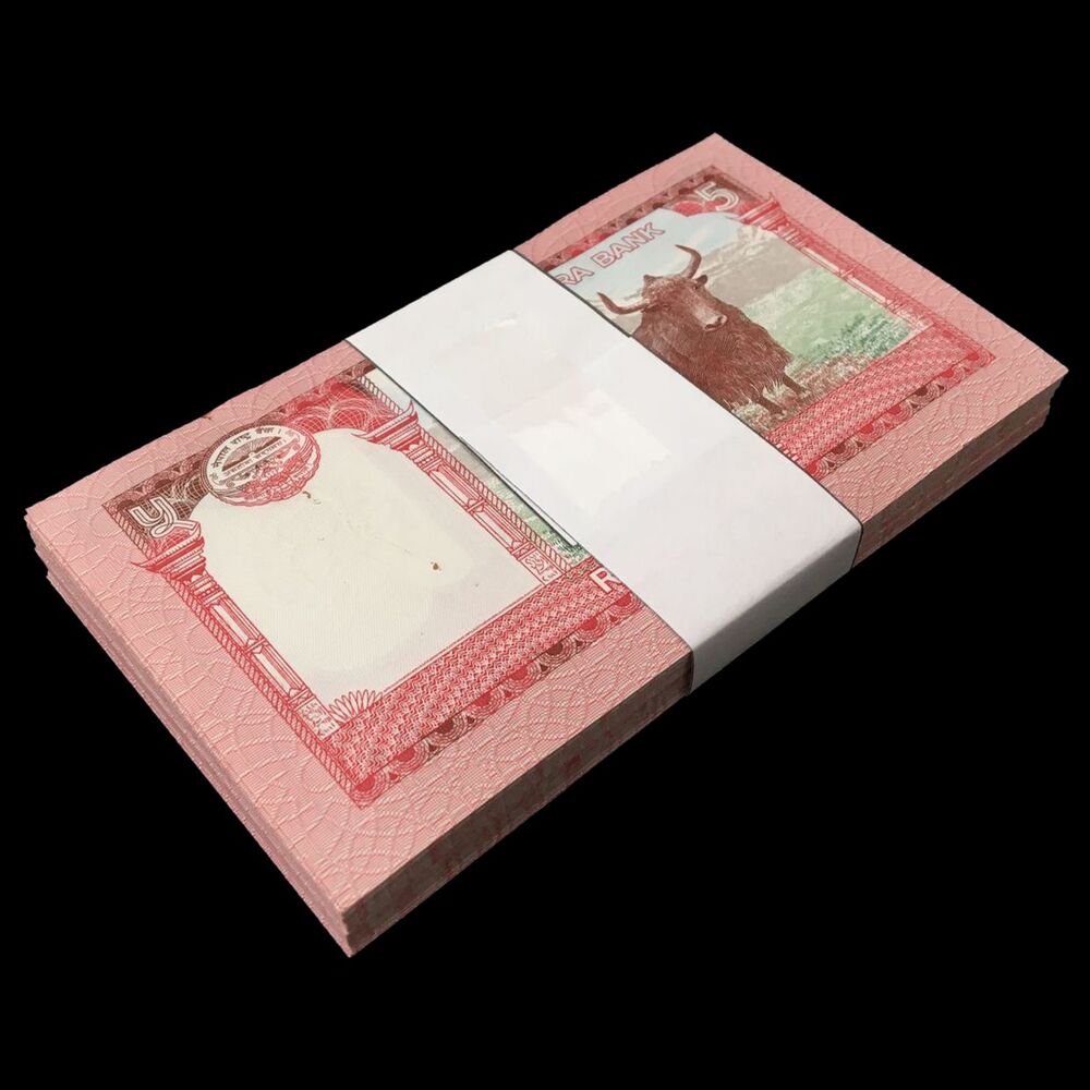 Nepal - 5 Rupees 2020 - Pick- NEW / B287b - Bundle 100 PCS