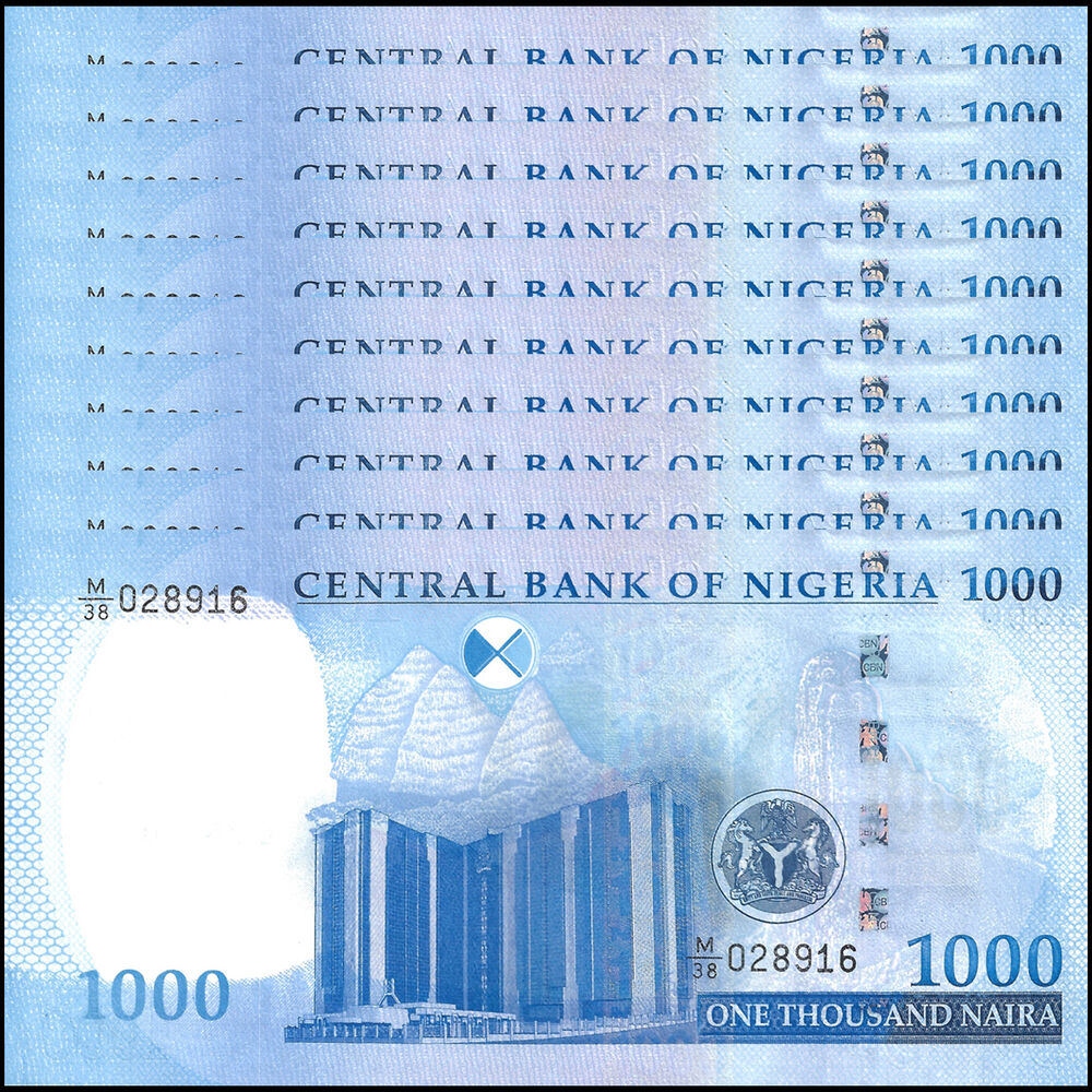 Nigeria - 1000 Naira 2024 - Pick- NEW / B246d - Set 10 PCS