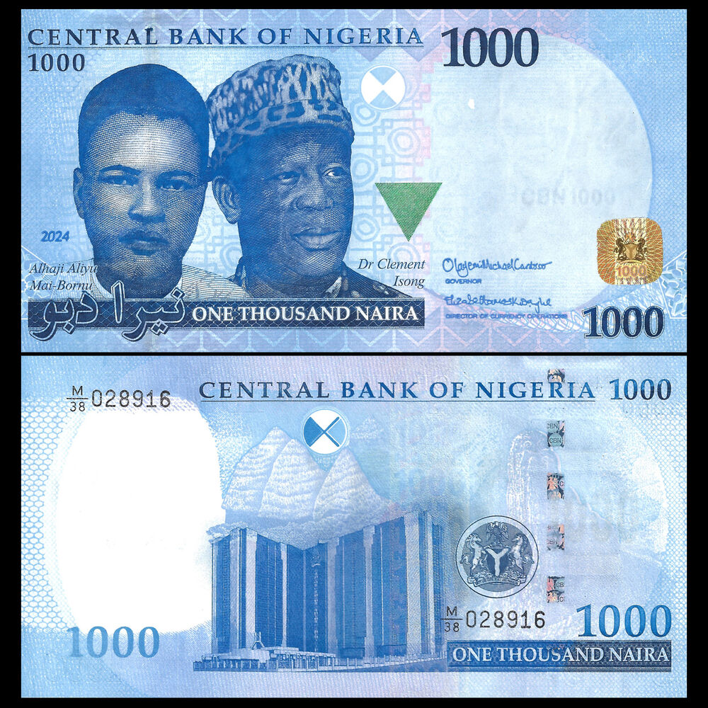 Nigeria - 1000 Naira 2024 - Pick- NEW / B246d - Set 10 PCS