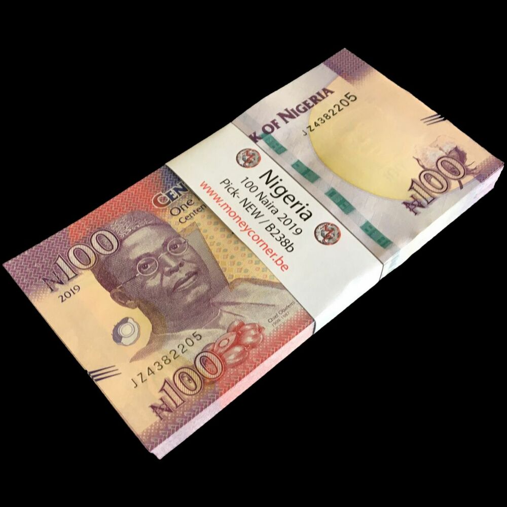 Nigeria - 100 Naira 2019 - Pick- NEW / B238b - Bundle 100 PCS