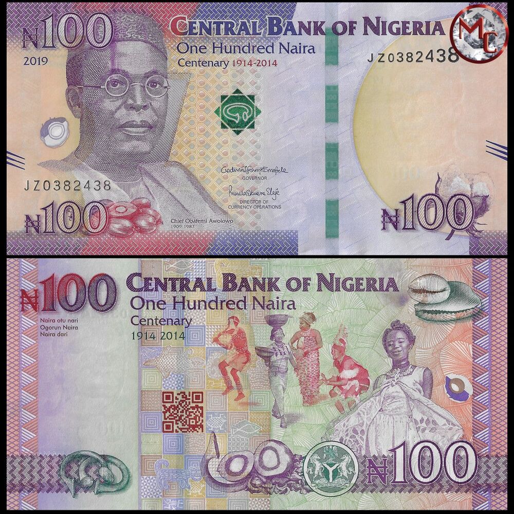 Nigeria - 100 Naira 2019 - Pick- NEW / B238b - Set 10 PCS