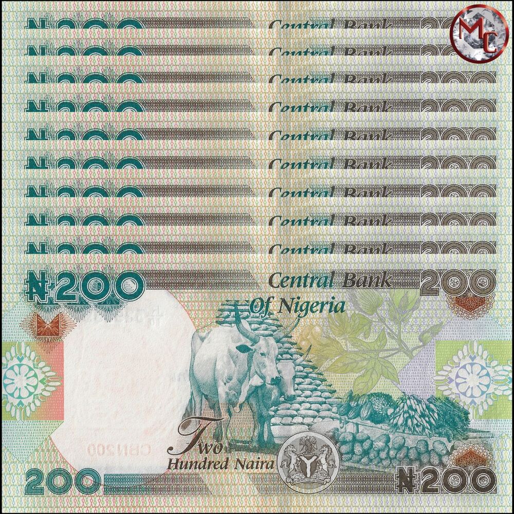 Nigeria - 200 Naira 2020 - Pick- NEW / B227z - Set 10 PCS