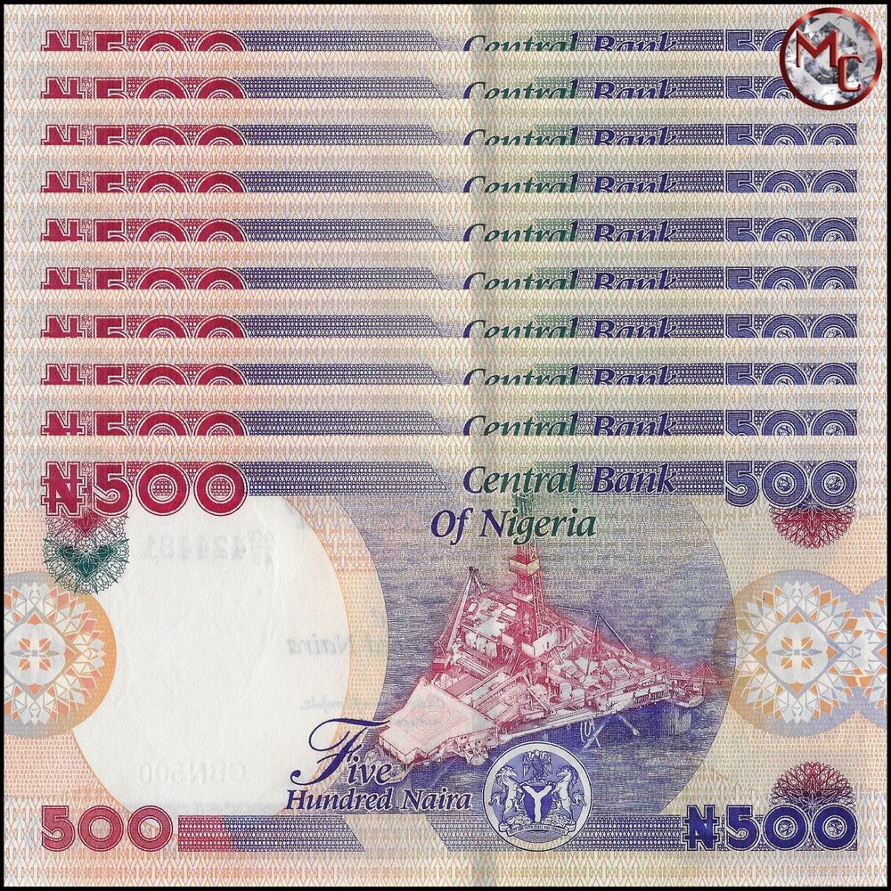 Nigeria - 500 Naira 2021 - Pick- NEW / B228x - Set 10 PCS