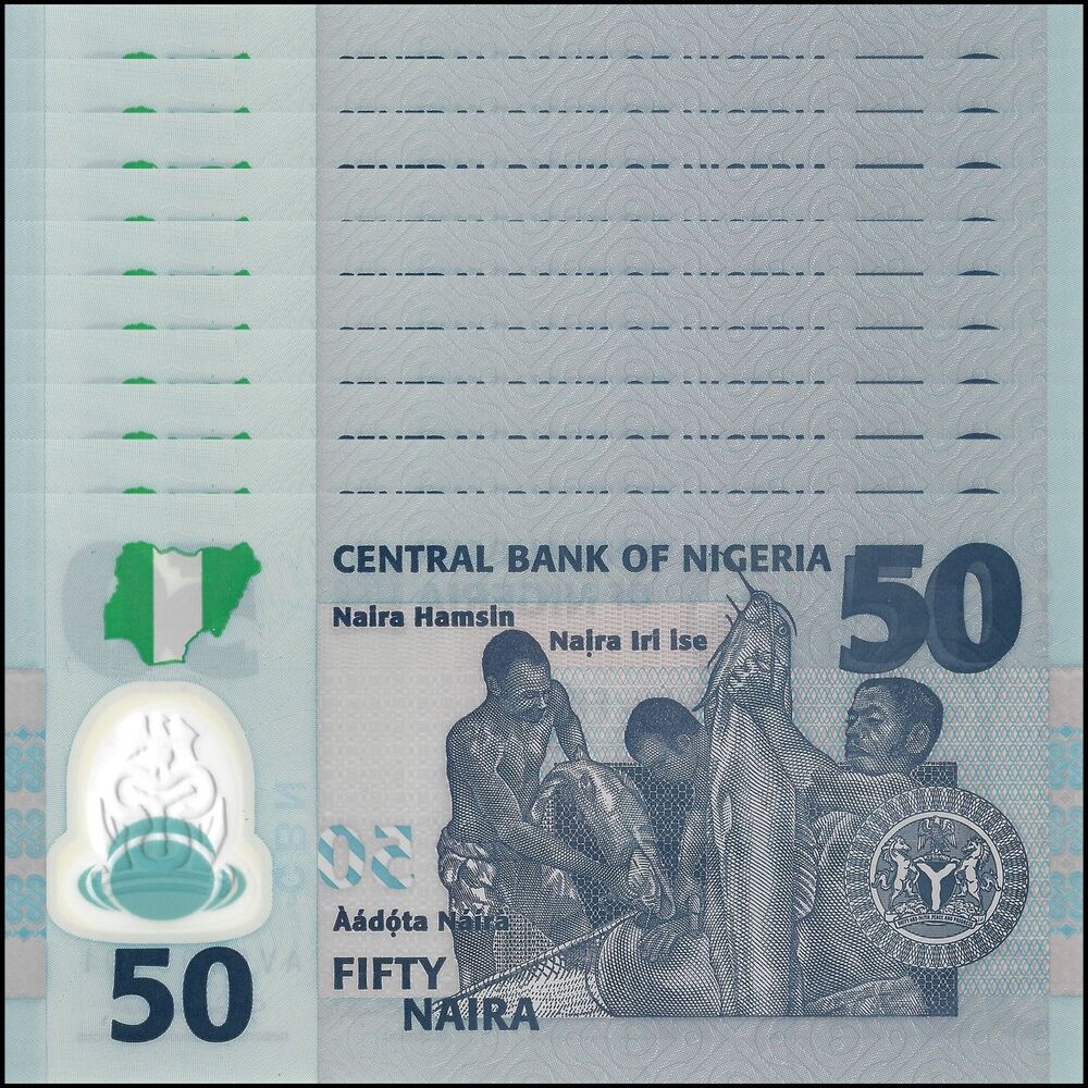 Nigeria - 50 Naira 2021 - Pick- NEW / B236n - Set 10 PCS