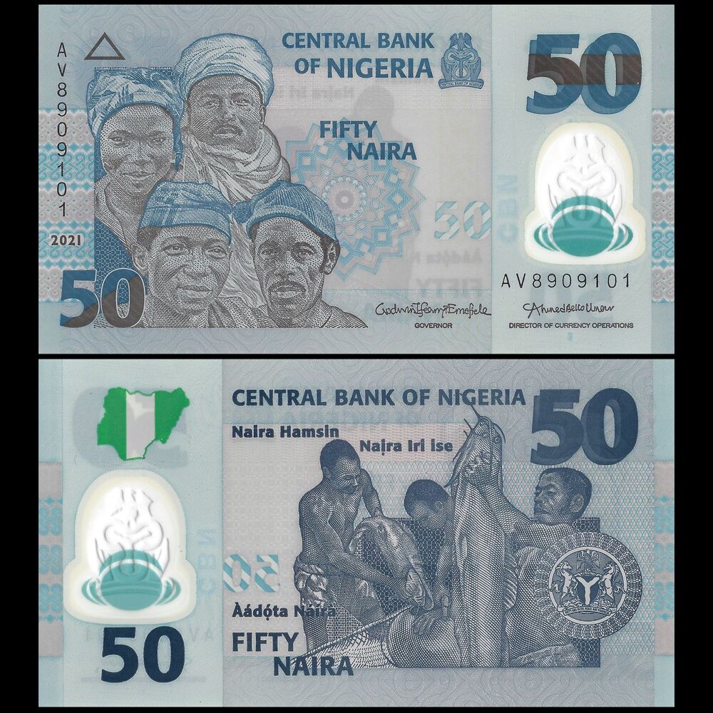 Nigeria - 50 Naira 2021 - Pick- NEW / B236n - Set 10 PCS