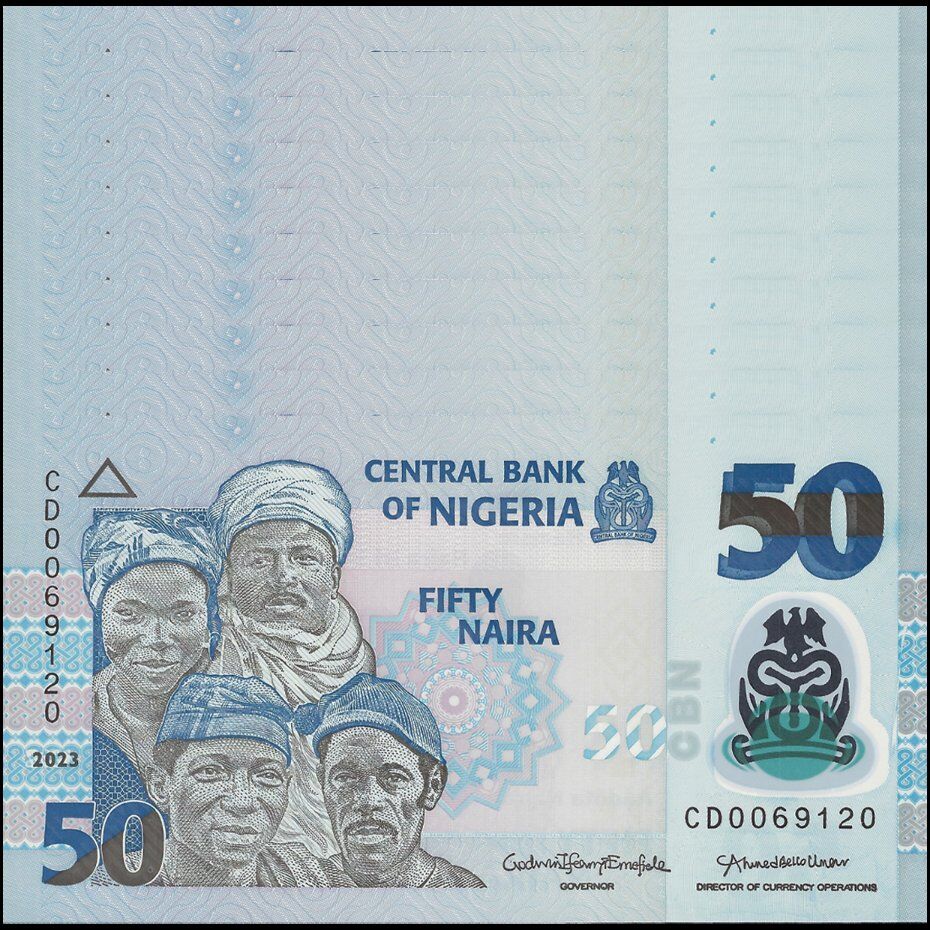 Nigeria - 50 Naira 2023 - Pick- NEW / B236p - Set 10 PCS